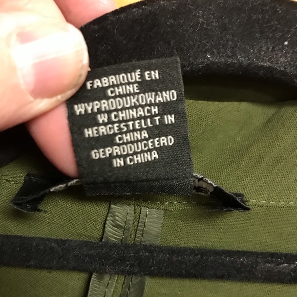 Rachael Zoe olive open light weight jacket sz XS - Picture 3 of 9